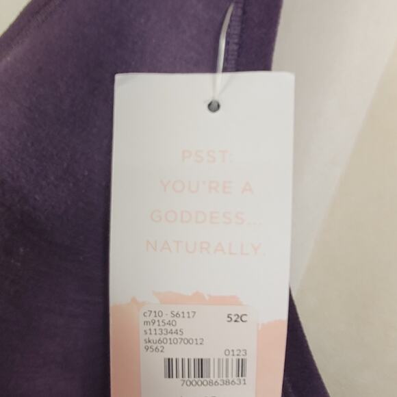 New Cacique purple unlined full coverage no wire bra size 52C - Picture 6 of 7